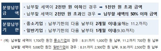 분할납부 금액