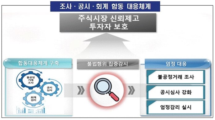 조사 공시 회계 합동대응체계